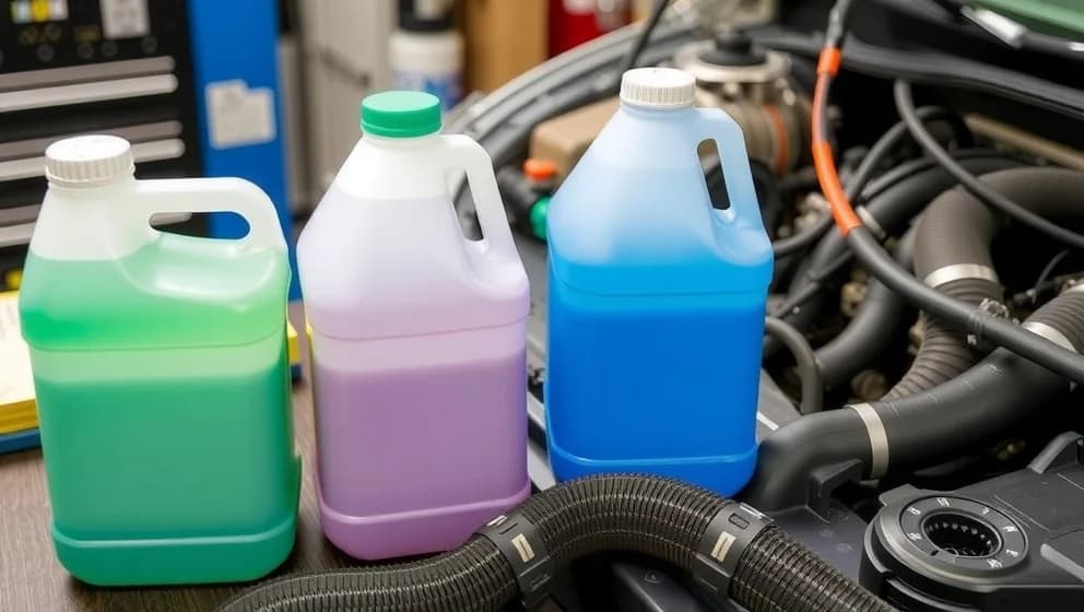 Kan man blanda grön och blå glykol