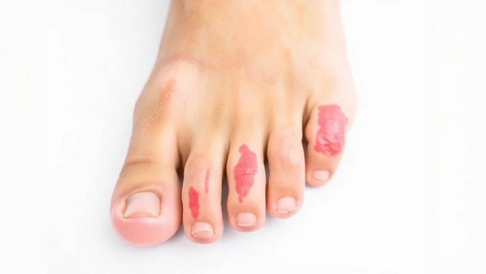 Så här ser fotsvamp ut