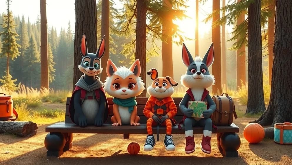 Tre vännerna och Jerry skärs ihop